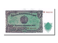 Billet, Bulgarie, 5 Leva, 1951, NEUF