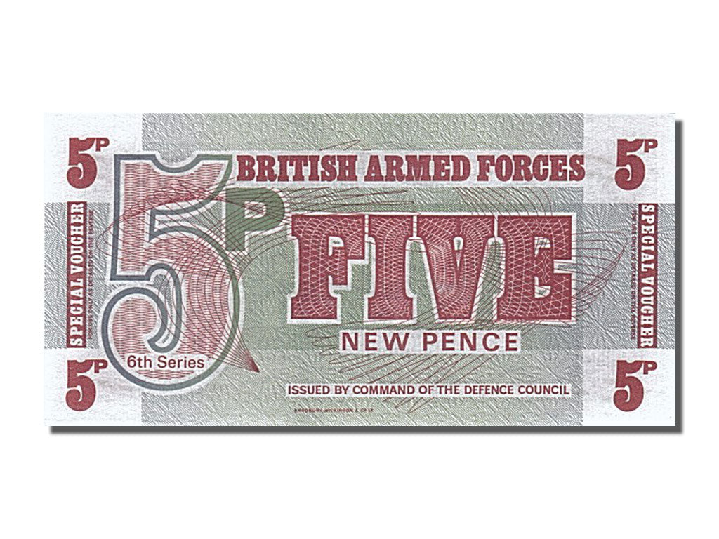 Banknot, Wielka Brytania, 5 New Pence, 1972, UNC(65-70)