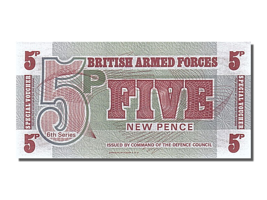 Banknot, Wielka Brytania, 5 New Pence, 1972, UNC(65-70)