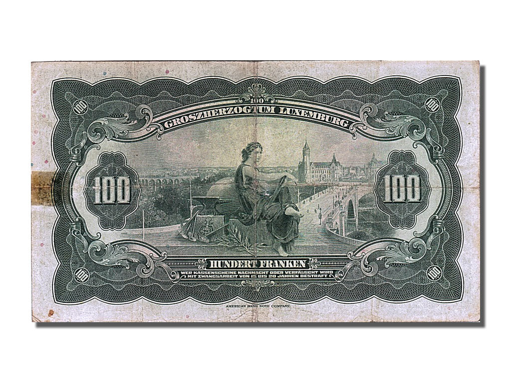 Banknote, Luxembourg, 100 Francs, 1934, VF(30-35)