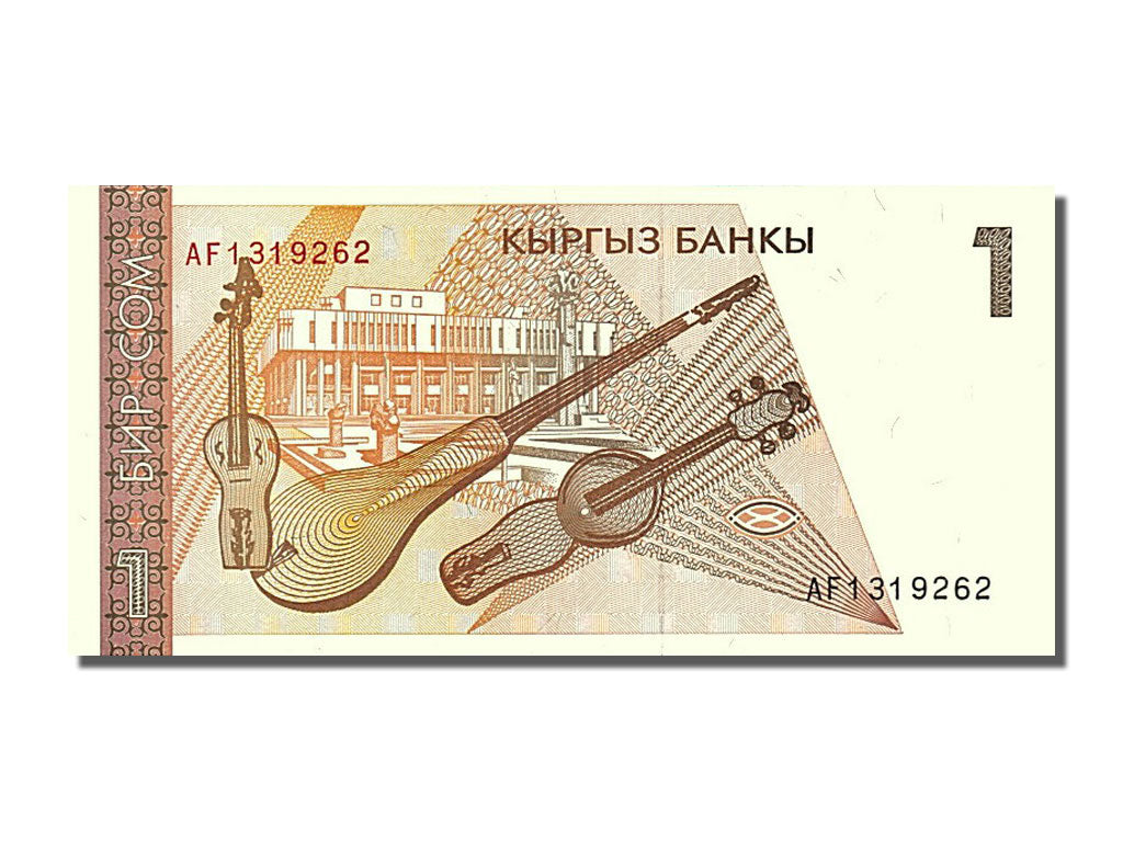 Banknote, KYRGYZSTAN, 1 Som, 1994, UNC(65-70)