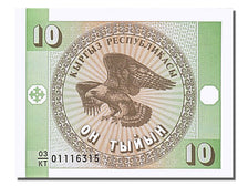 Banknote, KYRGYZSTAN, 10 Tyiyn, 1993, UNC(65-70)