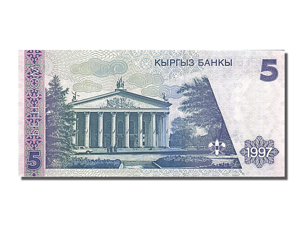 Banknot, KIRGISTAN, 5 Som, 1997, UNC(63)