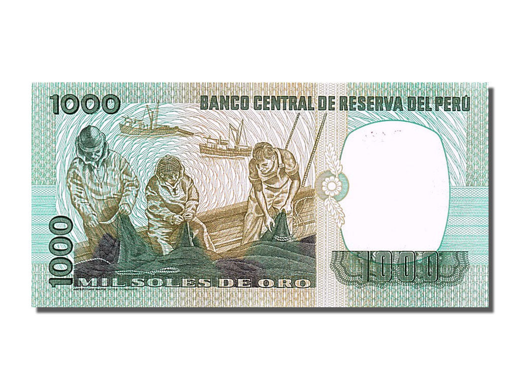 Biljet, Peru, 1000 Soles De Oro, 1981, 1981-11-05, NIEUW