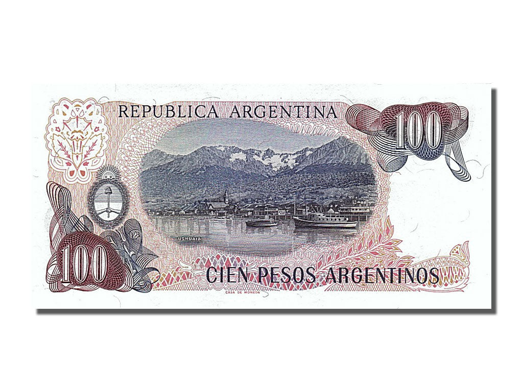 Geldschein, Argentinien, 100 Pesos Argentinos, 1983, UNZ