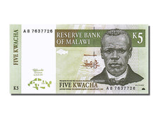 Geldschein, Malawi, 5 Kwacha, 1997, 1997-07-01, UNZ-