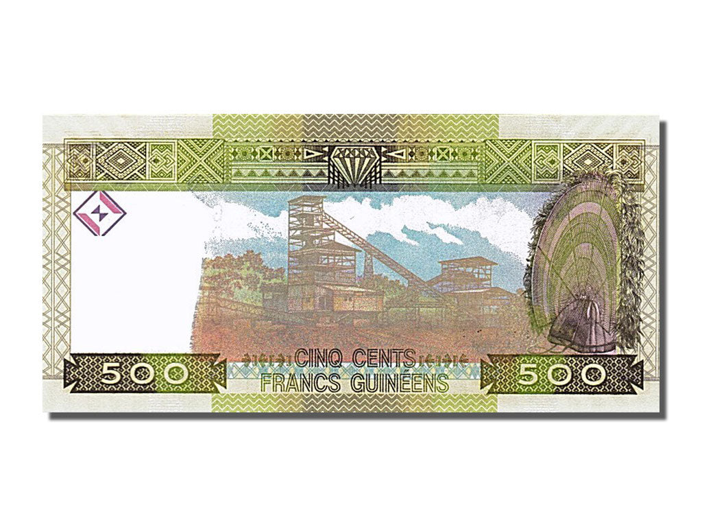 Banknote, Guinea, 500 Francs, 2006, UNC(65-70)