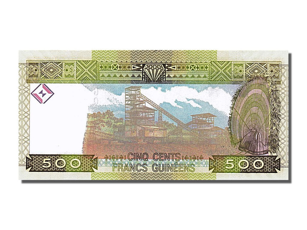 Banknot, Gwinea, 500 Francs, 2006, UNC(65-70)