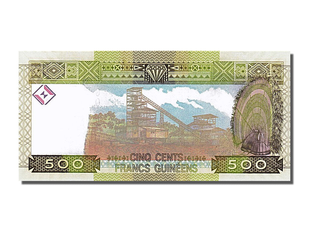Banknote, Guinea, 500 Francs, 2006, UNC(65-70)