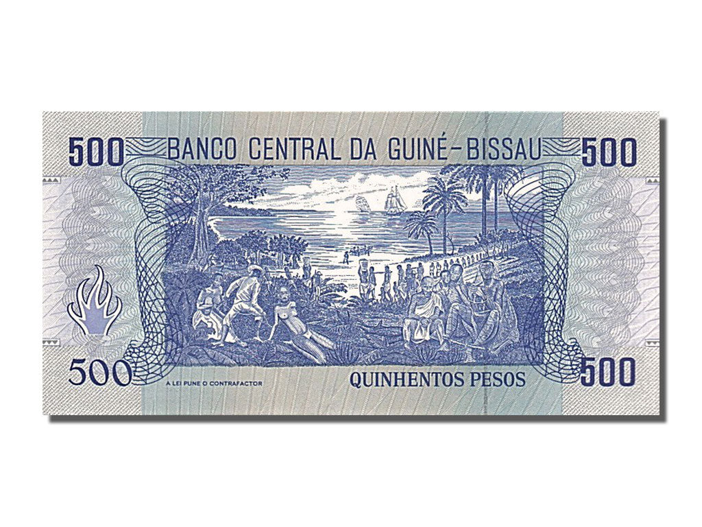 Banknote, Guinea-Bissau, 500 Pesos, 1990, 1990-03-01, UNC(65-70)
