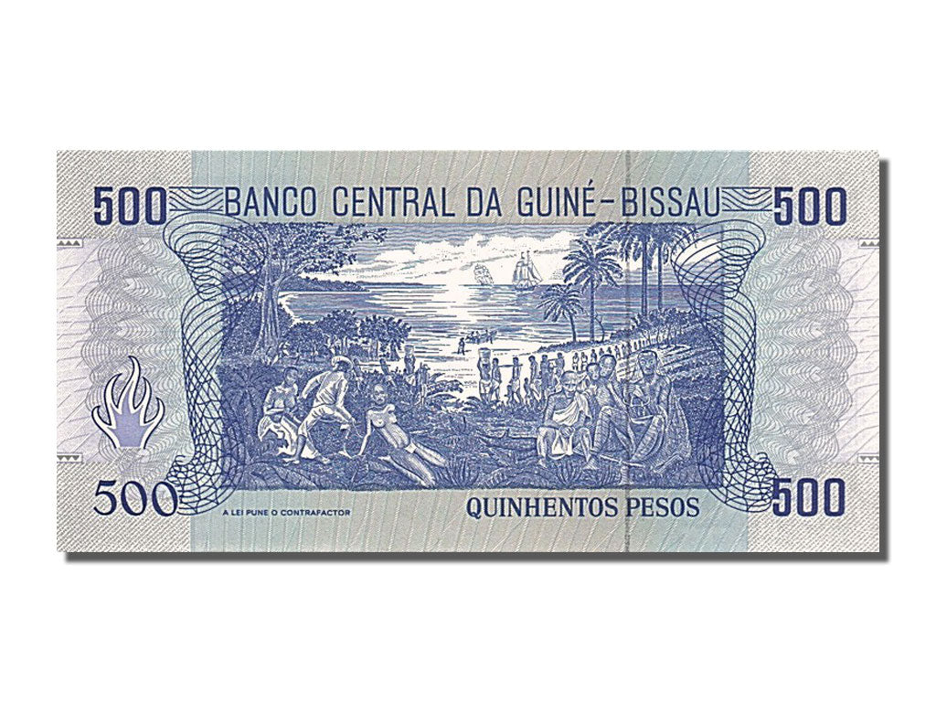 Billet, Guinea-Bissau, 500 Pesos, 1990, 1990-03-01, NEUF