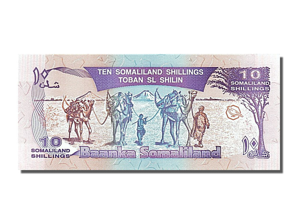 Banconote, Somaliland, 10 Shillings = 10 Shilin, 1994, FDS