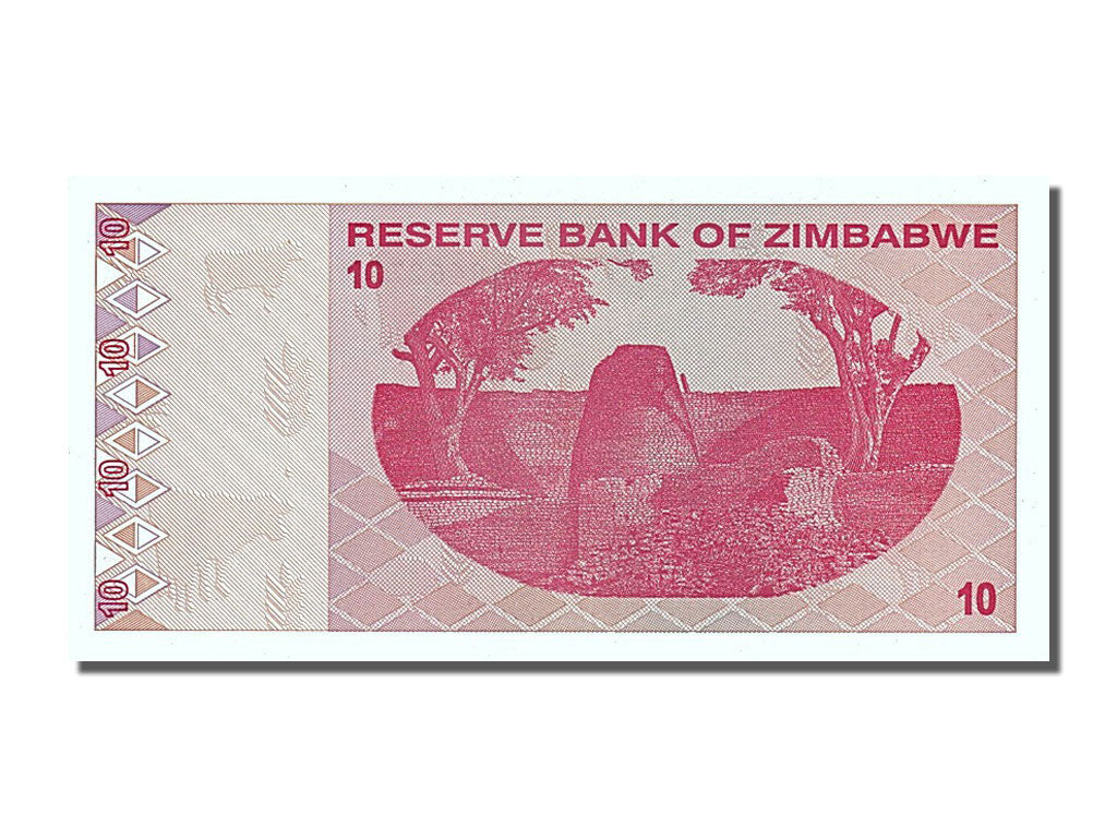Geldschein, Simbabwe, 10 Dollars, 2009, 2009-02-02, UNZ
