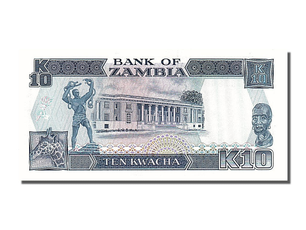 Banknote, Zambia, 10 Kwacha, 1989, UNC(65-70)