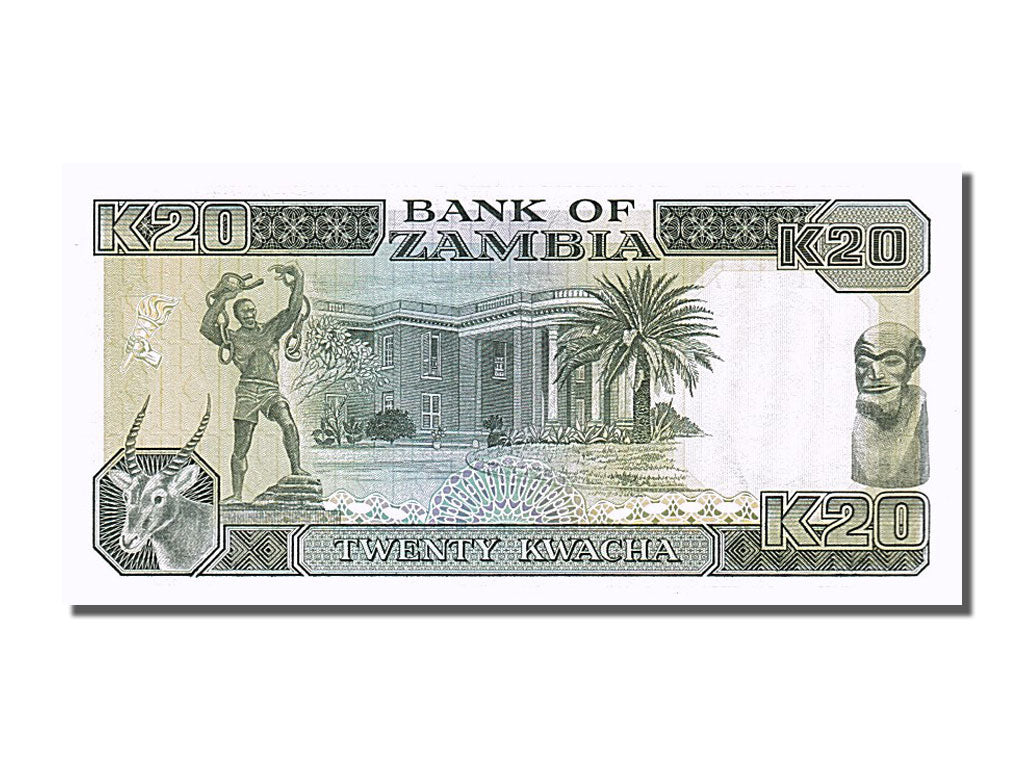 Banknote, Zambia, 20 Kwacha, 1989, UNC(65-70)