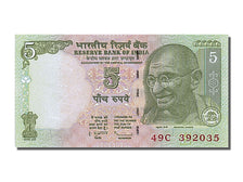 Banknot, India, 5 Rupees, 2009, UNC(65-70)
