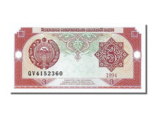 Geldschein, Uzbekistan, 3 Sum, 1994, UNZ