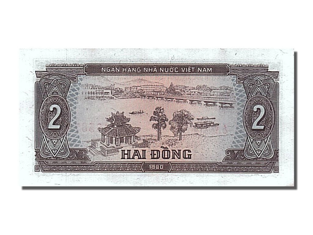Banknot, Wiet Nam, 2 D<ox>ng, 1980, UNC(65-70)