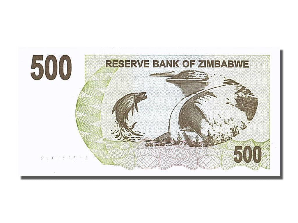 Geldschein, Simbabwe, 500 Dollars, 2006, 2006-12-01, UNZ