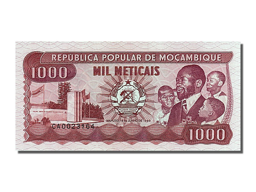 Banknote, Mozambique, 1000 Meticais, 1989, 1989-06-16, UNC(65-70)