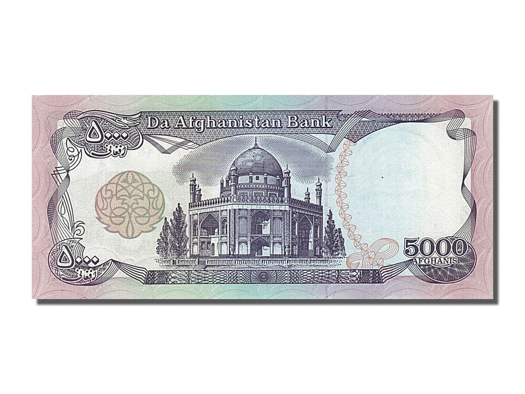 Banknote, Afghanistan, 5000 Afghanis, 1993, UNC(65-70)