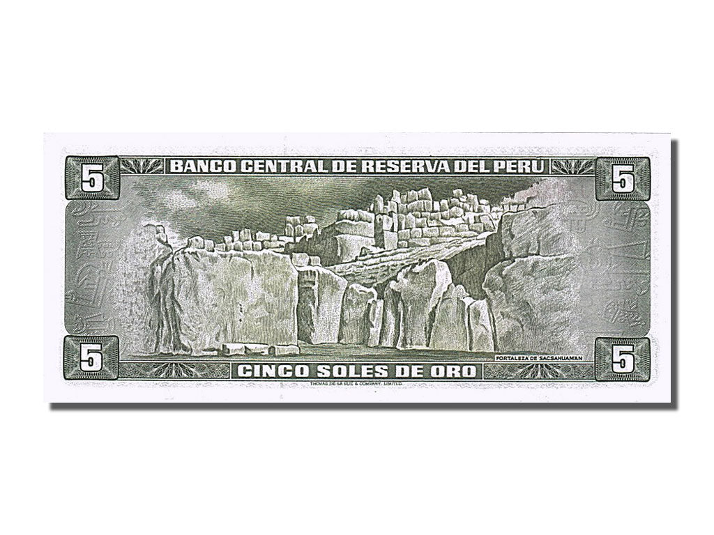 Banknot, Peru, 5 Soles De Oro, 1973, 1973-05-24, UNC(65-70)