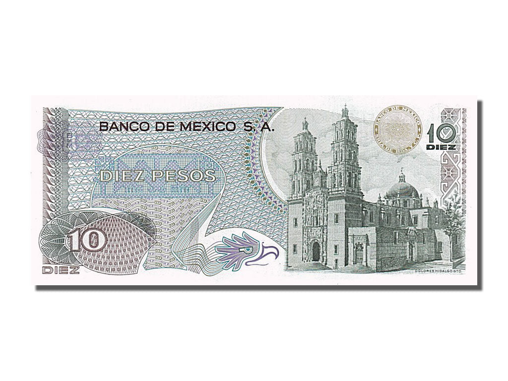 Billet, Mexique, 10 Pesos, 1971, 1971-02-03, NEUF