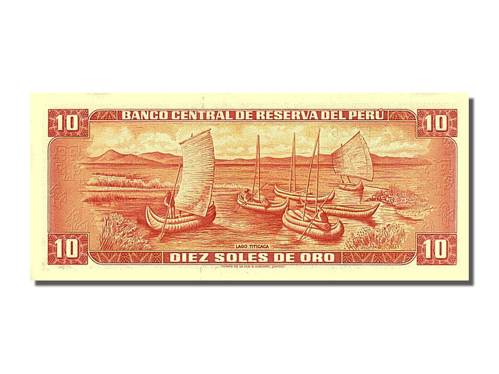 Banknote, Peru, 10 Soles De Oro, 1973, 1973-05-24, UNC(65-70)