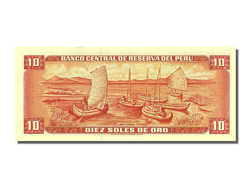 Banknote, Peru, 10 Soles De Oro, 1973, 1973-05-24, UNC(65-70)