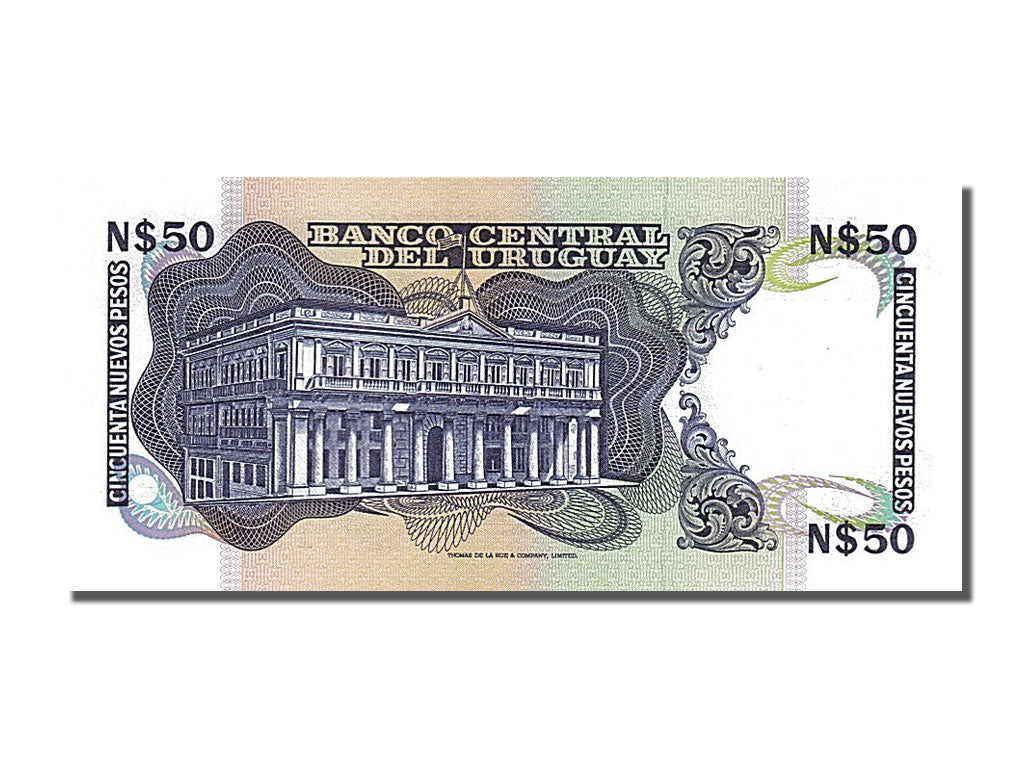 Banknote, Uruguay, 50 Nuevos Pesos, 1988, UNC(65-70)