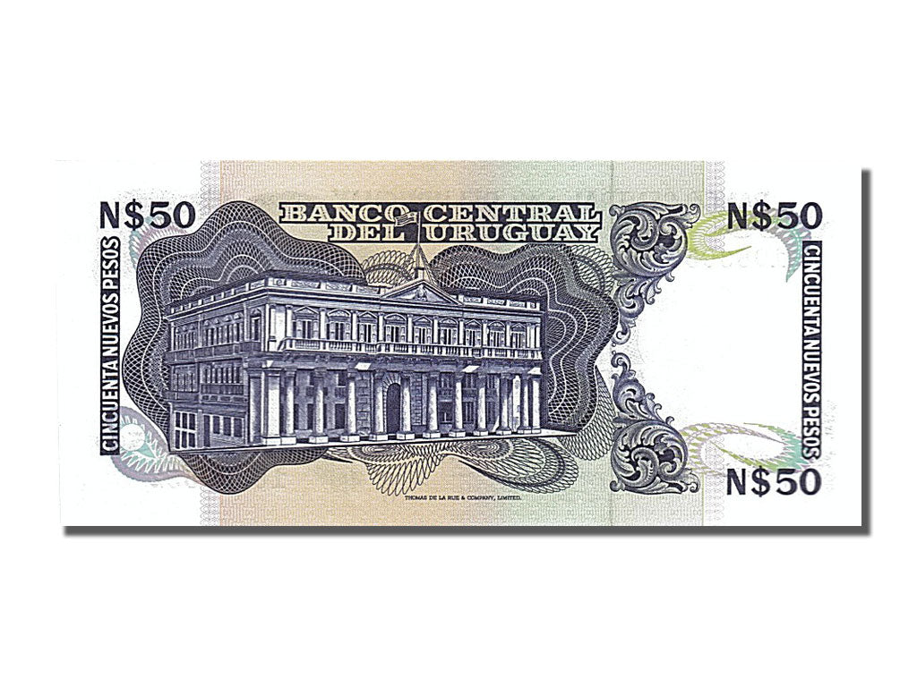 Banknote, Uruguay, 50 Nuevos Pesos, 1988, UNC(65-70)