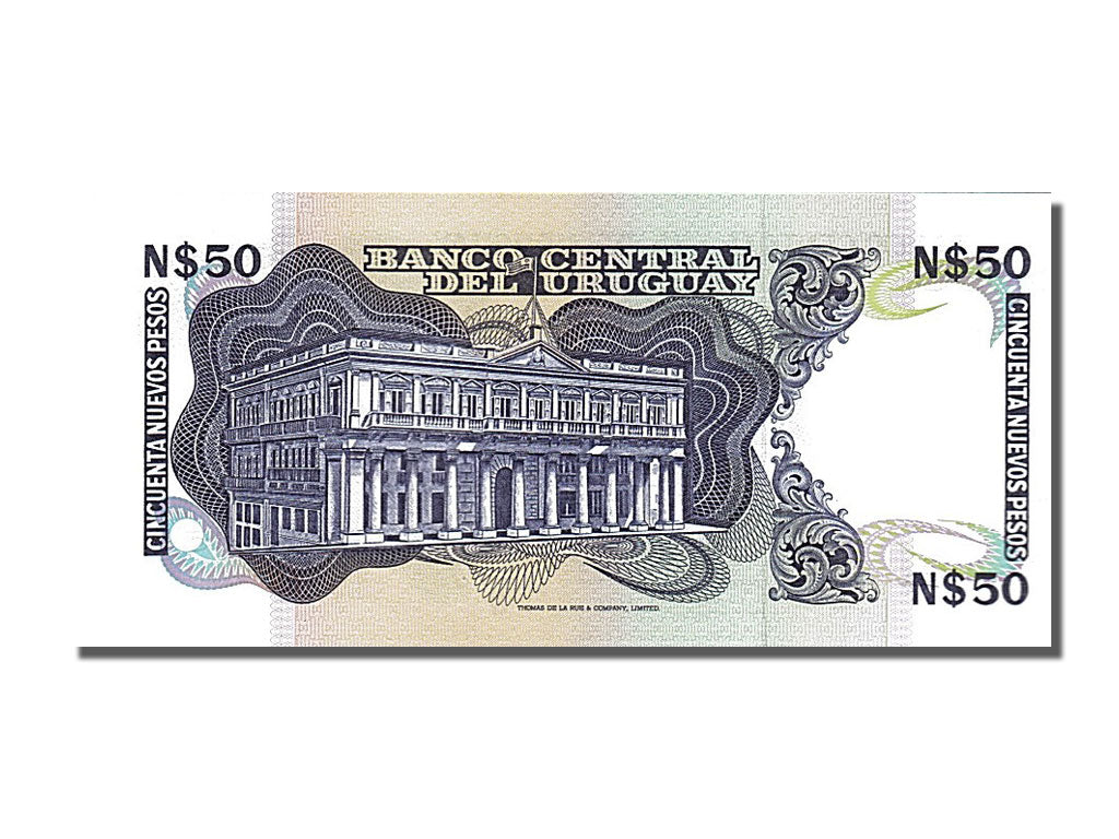 Banknote, Uruguay, 50 Nuevos Pesos, 1988, UNC(65-70)