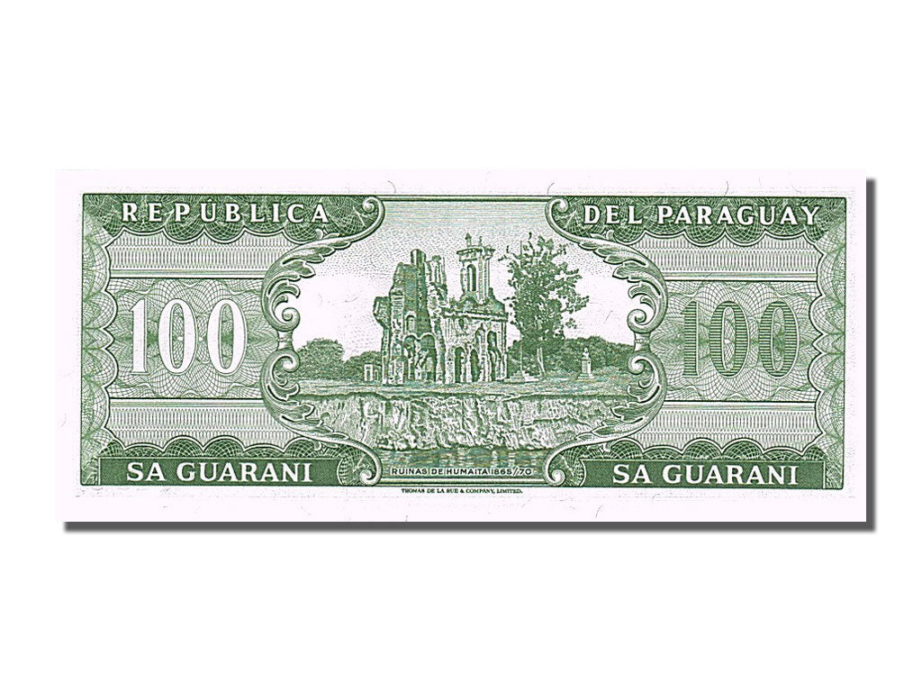 Banknote, Paraguay, 100 Guaranies, 1952, UNC(65-70)