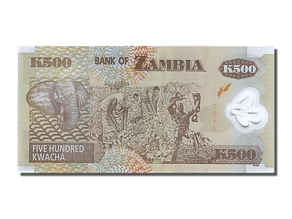 Banknote, Zambia, 500 Kwacha, 2009, UNC(65-70)
