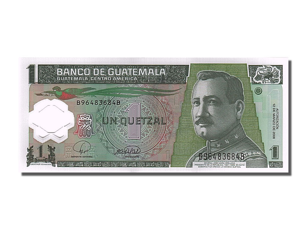Billete, 1 Quetzal, 2008, Guatemala, UNC