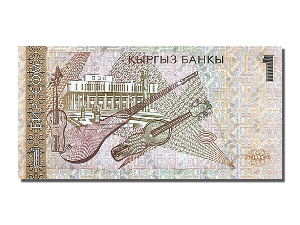 Banknote, KYRGYZSTAN, 1 Som, 1999, UNC(65-70)