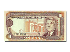 Geldschein, Turkmenistan, 10 Manat, 1993, UNZ
