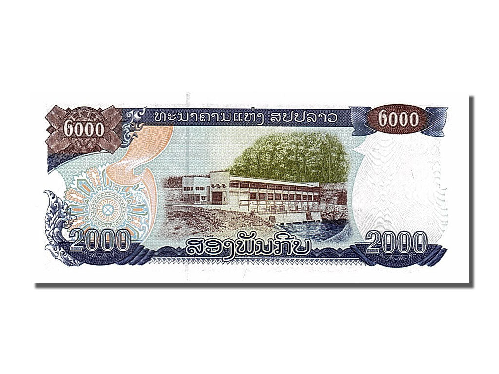 Banknote, Lao, 2000 Kip, 2003, UNC(65-70)