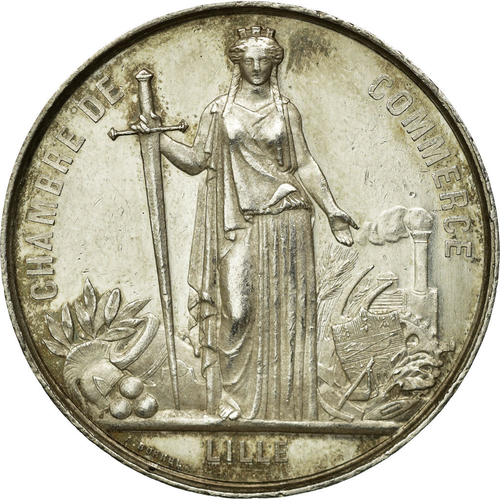 France, Token, Silver, AU(55-58)