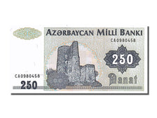Billete, 250 Manat, 1993, Azerbaiyán, UNC