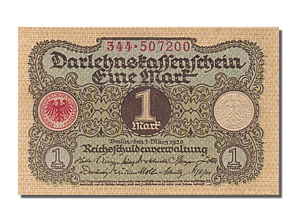 Banknote, Germany, 1 Mark, 1920, 1920-03-01, UNC(65-70)