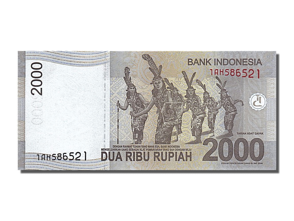 Billete, 2000 Rupiah, 2009, Indonesia, UNC