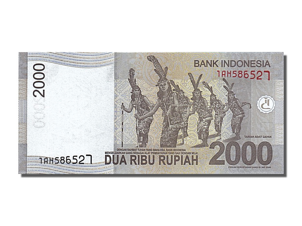 Billet, Indonésie, 2000 Rupiah, 2009, NEUF