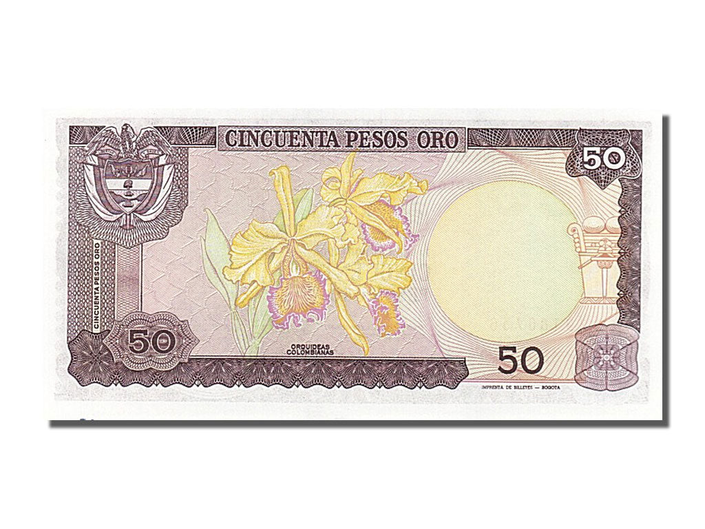 Banknote, Colombia, 50 Pesos Oro, 1984, 1984-10-12, UNC(65-70)