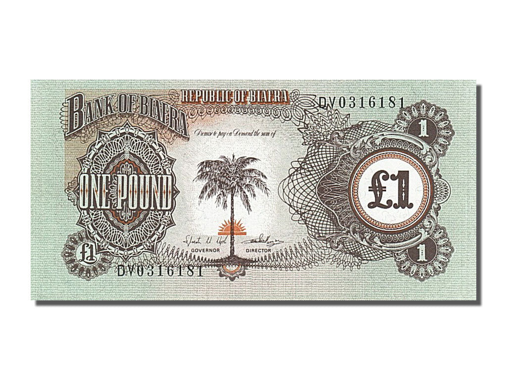 Banknote, Biafra, 1 Pound, UNC(65-70)