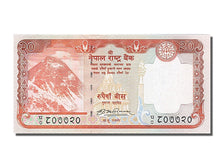 Geldschein, Nepal, 20 Rupees, 2008, VZ