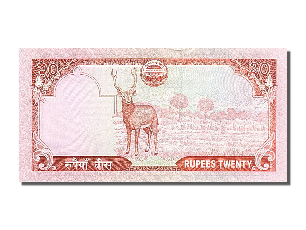Geldschein, Nepal, 20 Rupees, 2008, VZ