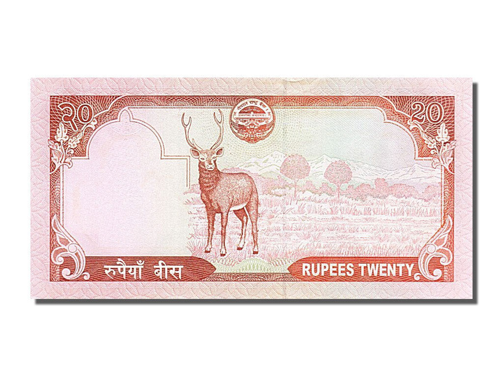 Billet, Népal, 20 Rupees, 2008, SUP