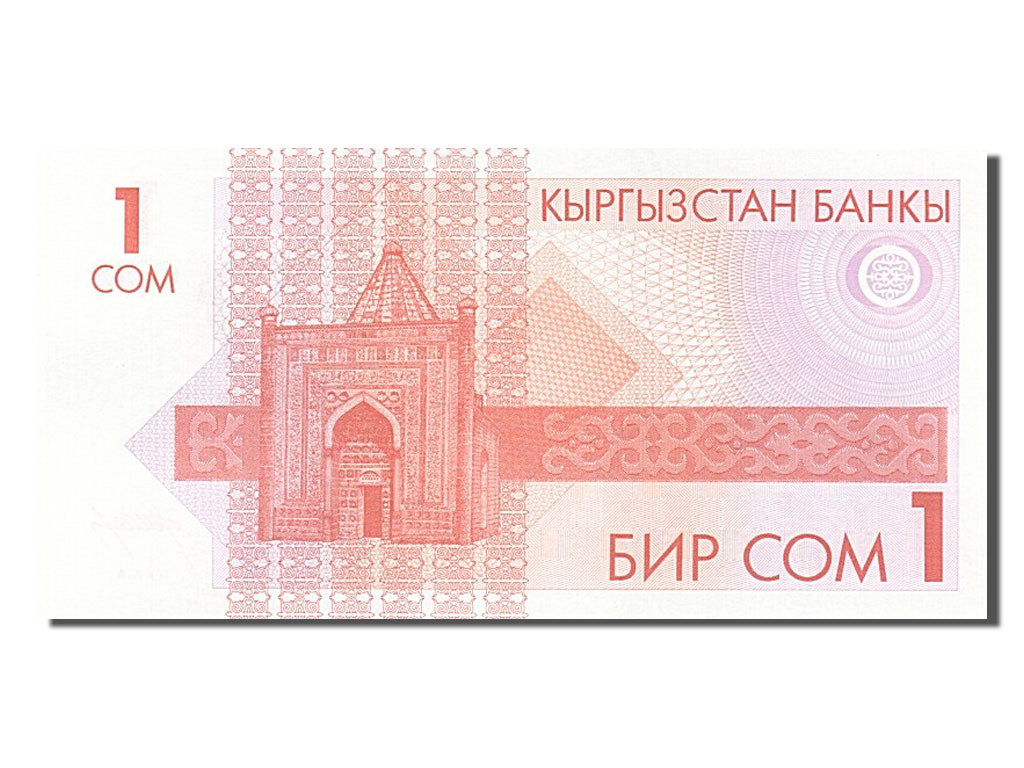 Geldschein, KYRGYZSTAN, 1 Som, 1993, UNZ