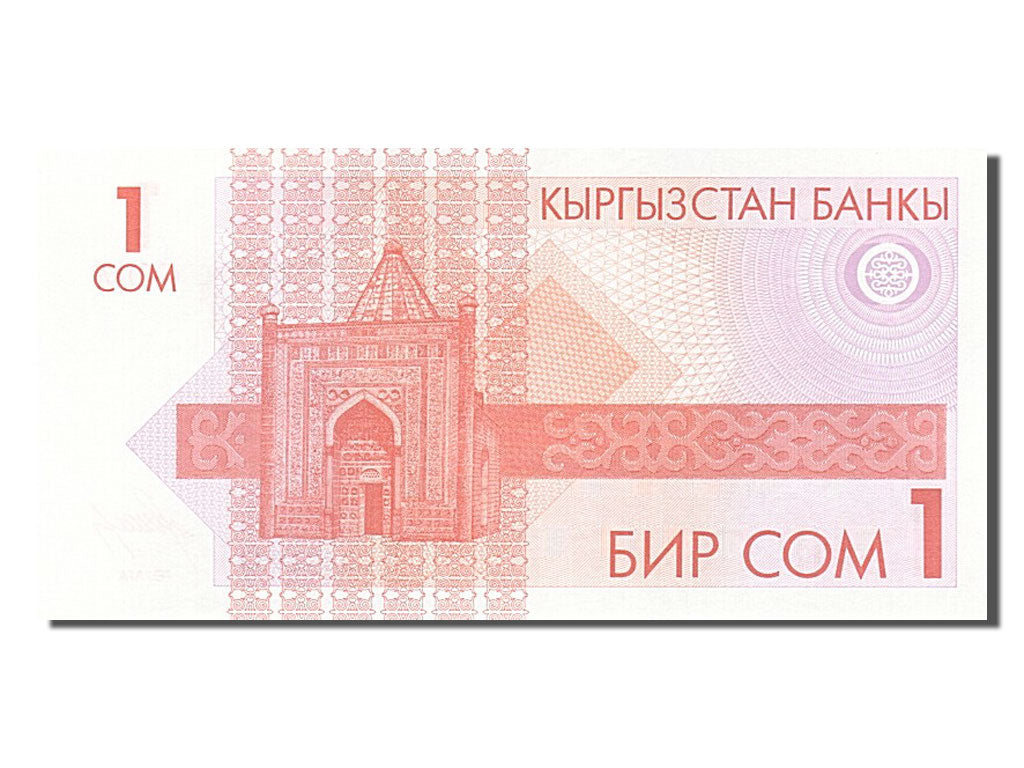 Banknot, KIRGISTAN, 1 Som, 1993, UNC(65-70)